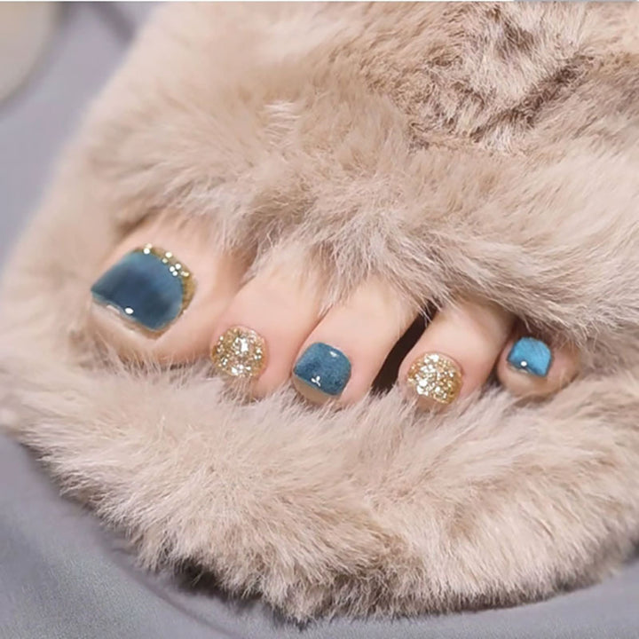 Glamorous Glittering Pedicure Set Kalsten