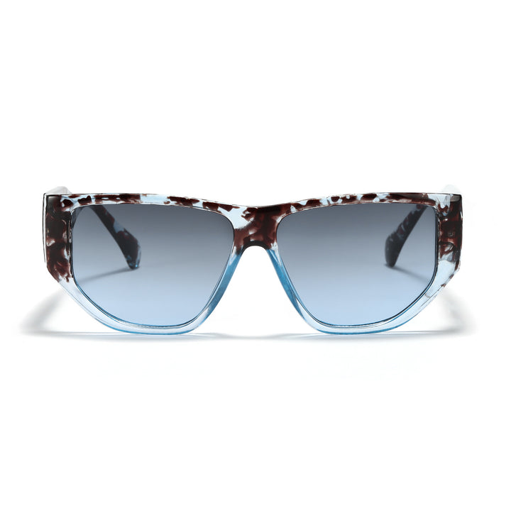 Women's trendy square sunglasses with modern tortoise pattern Kalsten