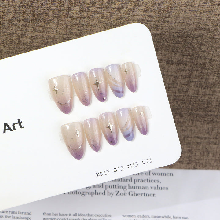 Artistic Ombre Press-On Nail Set Kalsten