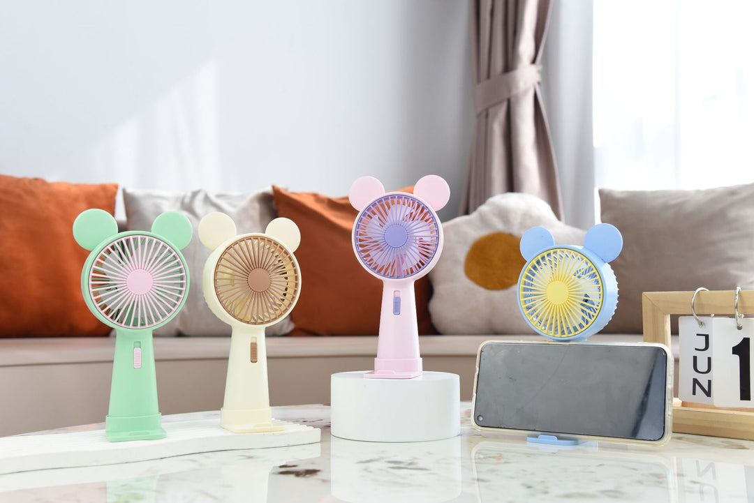 Ladies Portable Hand Fan with Original Antler Design Kalsten