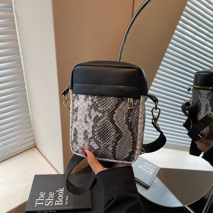 Patterned Compact Crossbody Bag