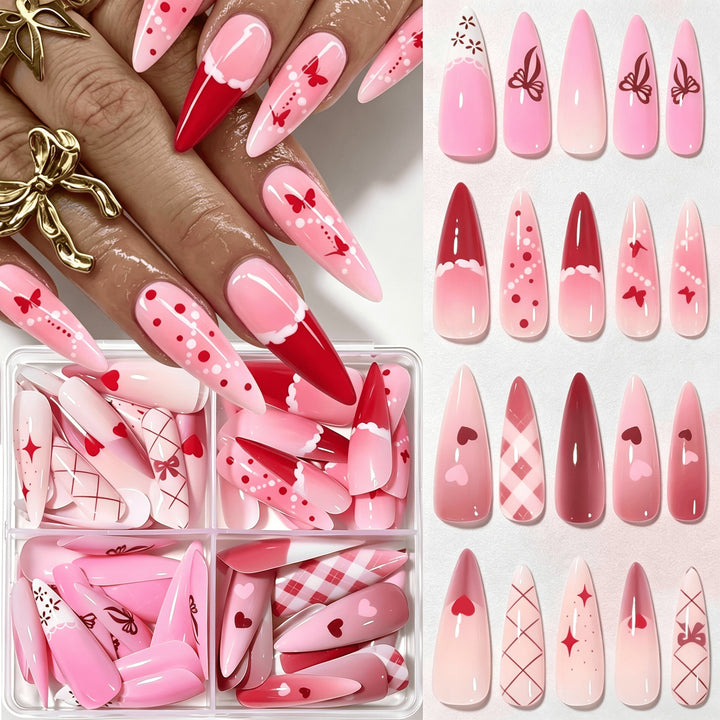 Decorative Press-On Nail Art Set Kalsten 1787228515