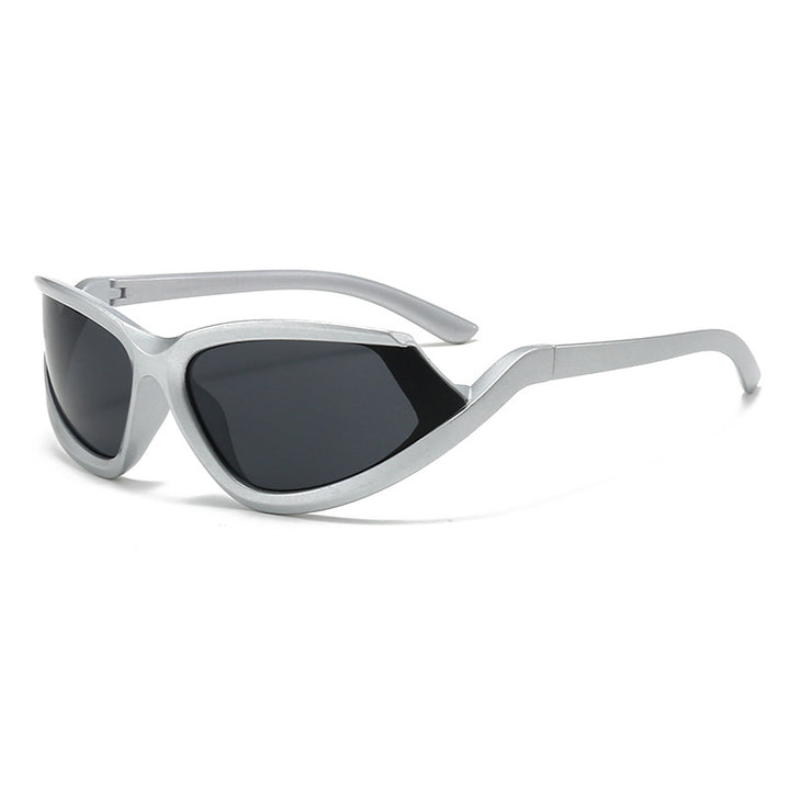 Women futuristic sunglasses with aerodynamic design Kalsten