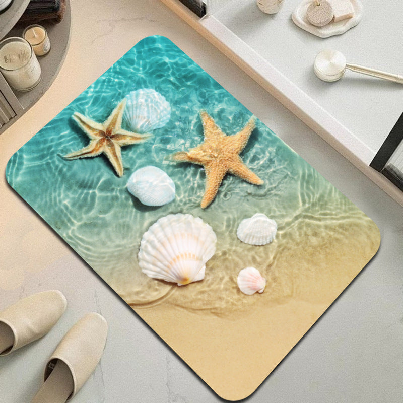 Coastal-Themed Decorative Mat