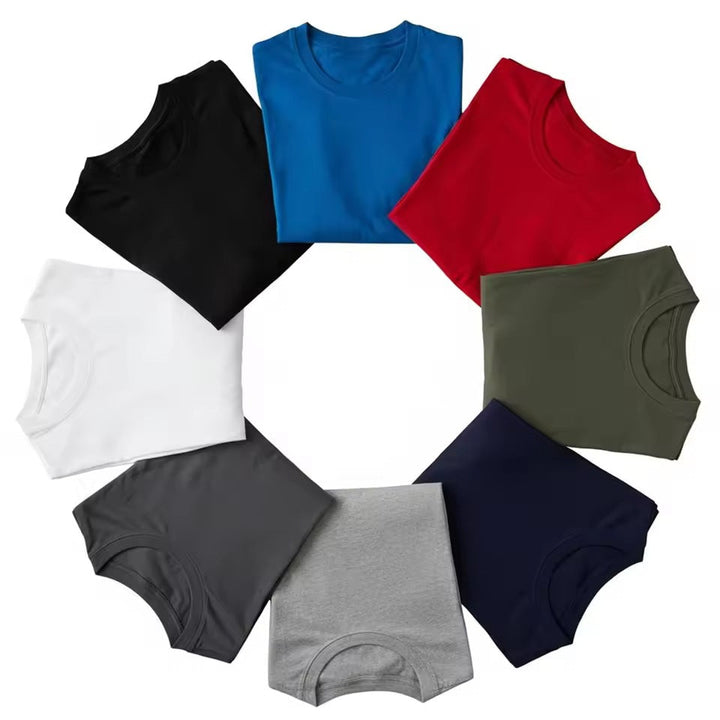 Unisex nan breathable crewneck cotton t-shirt with tagless comfort and reinforced seams Kalsten