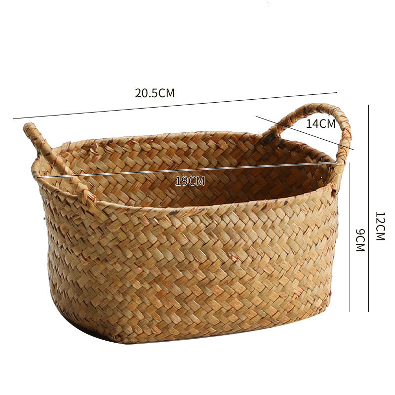 Handwoven Seagrass Storage Basket Kalsten