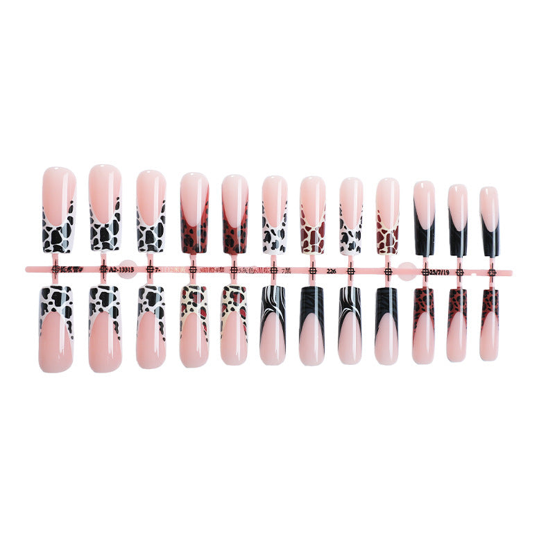 Artistic Patterned Press-On Nail Set kalsten
