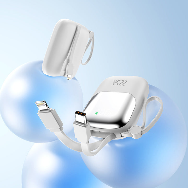 portable fast-charging power bank with integrated cable Kalsten