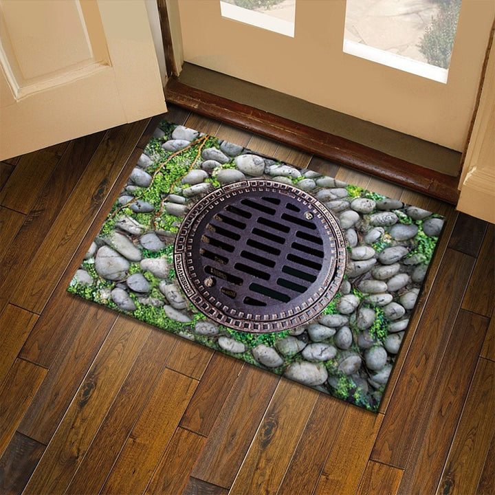 Urban Aesthetic Manhole Cover Doormat