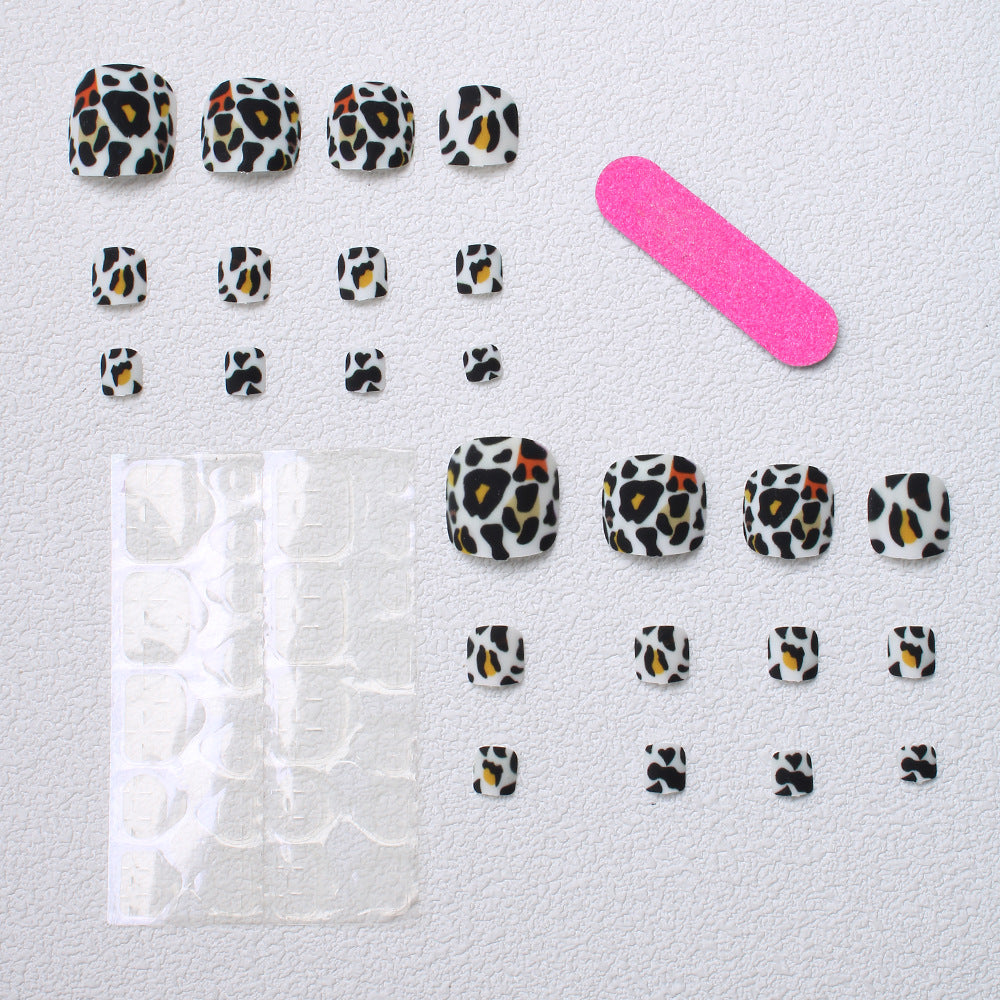 Playful Leopard Print Press-On Nails Kalsten