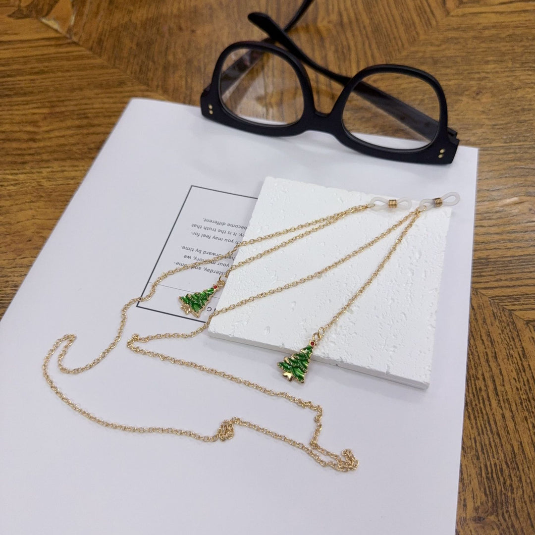 Festive Christmas Tree Eyewear Chain Kalsten