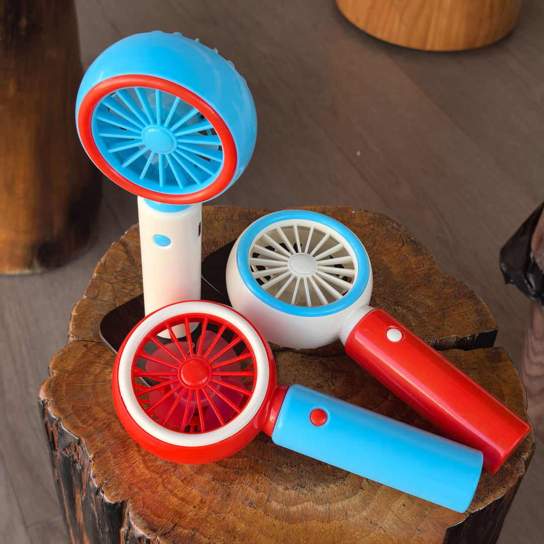 Ladies Portable Mini Hand Fan with Ergonomic Grip and Variable Speed Kalsten