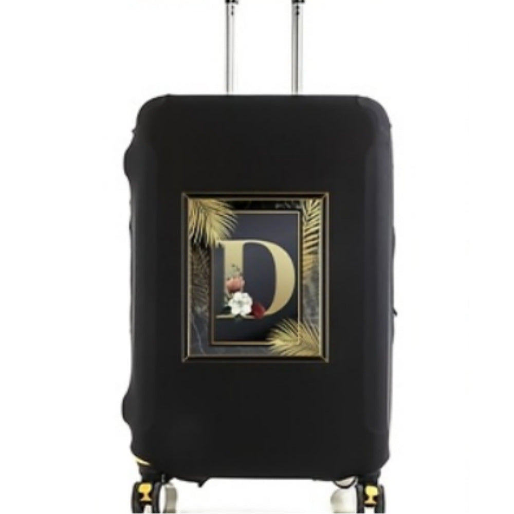 Women's Hard Shell Suitcase with Luxurious Flower Design Kalsten