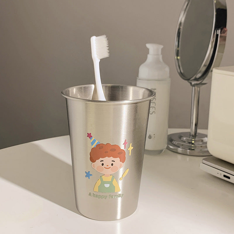 Stainless Steel Toothbrush Holder with Creative Children's Design Kalsten