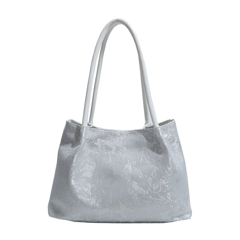 Stylish Metallic-Accented Handbag