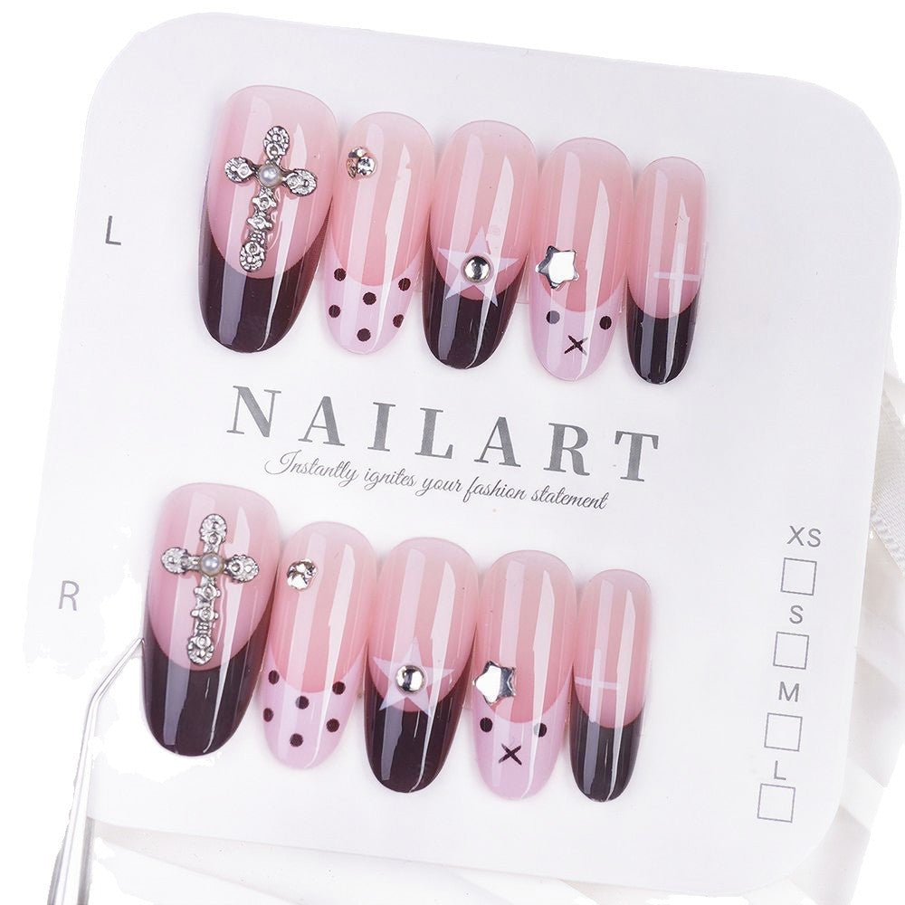 Artificial nails with decorative 3D designs Kalsten