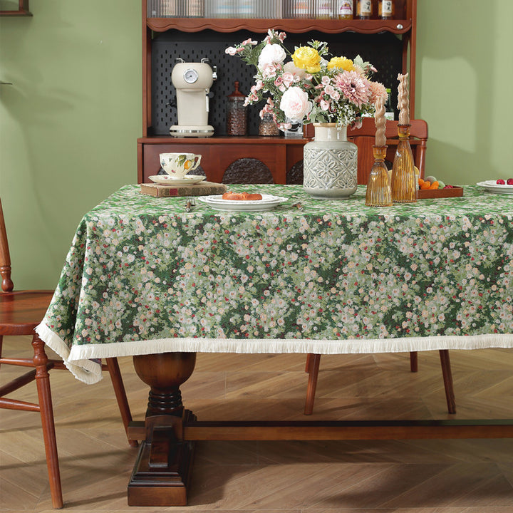 Botanical Print Table Cover