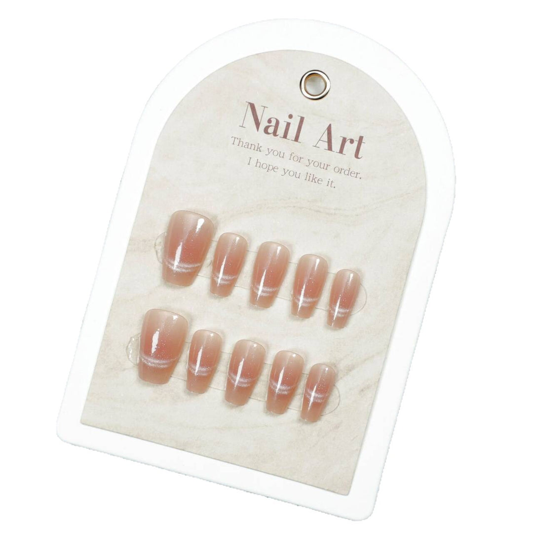 Premium French Tip Press-On Nail Extensions Kalsten
