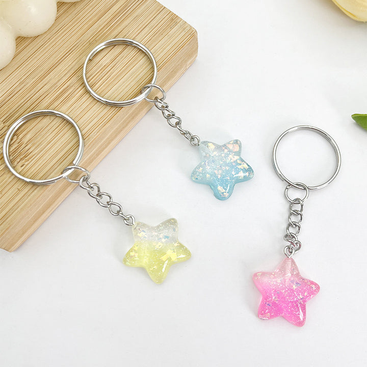 Star-Shaped Acrylic Keychain Kalsten