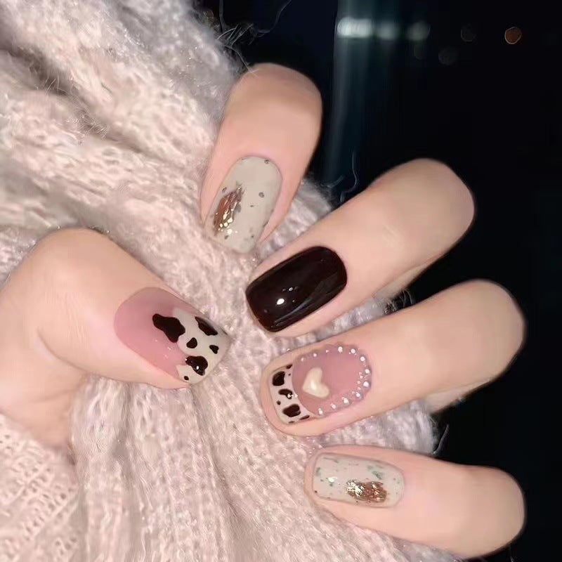 Artistic Resin Press-On Nail Set