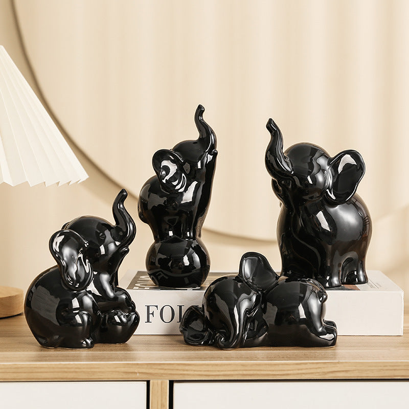Playful and elegant elephant decorative figure Kalsten