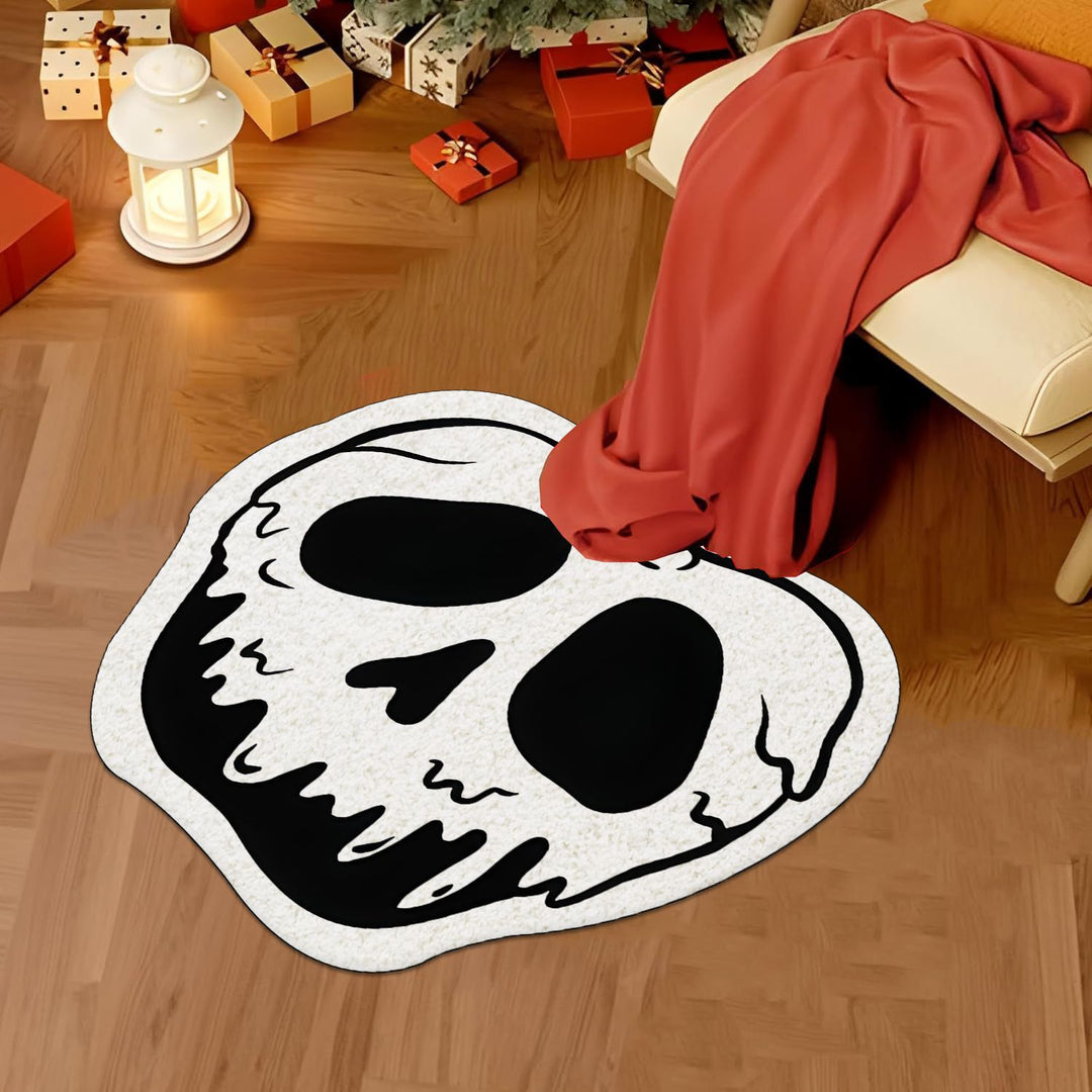Artistic Skull-Themed Area Rug Kalsten