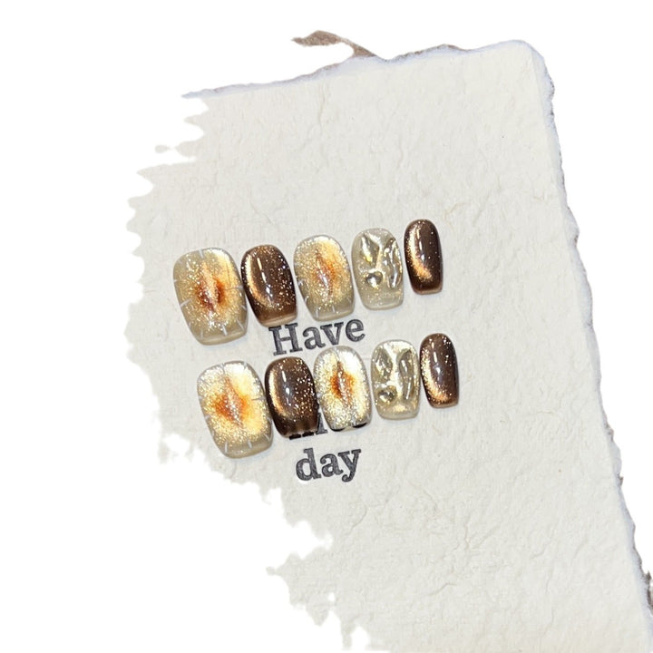 Artistic Press-On Nail Art Set Kalsten