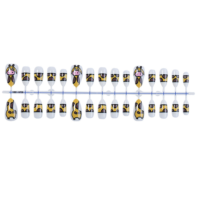 Creative Animal-Themed Press-On Nail Set kalsten