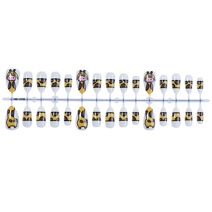 Creative Animal-Themed Press-On Nail Set kalsten