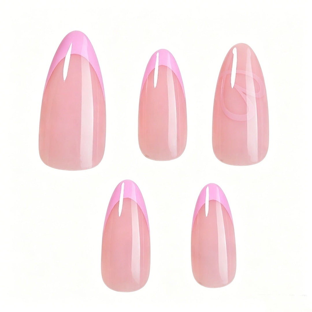 Elegant Stiletto Nail Art Tips with Heart Design Kalsten