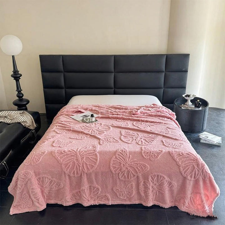 Ladies Luxurious Bedspread with Butterfly Pattern Kalsten