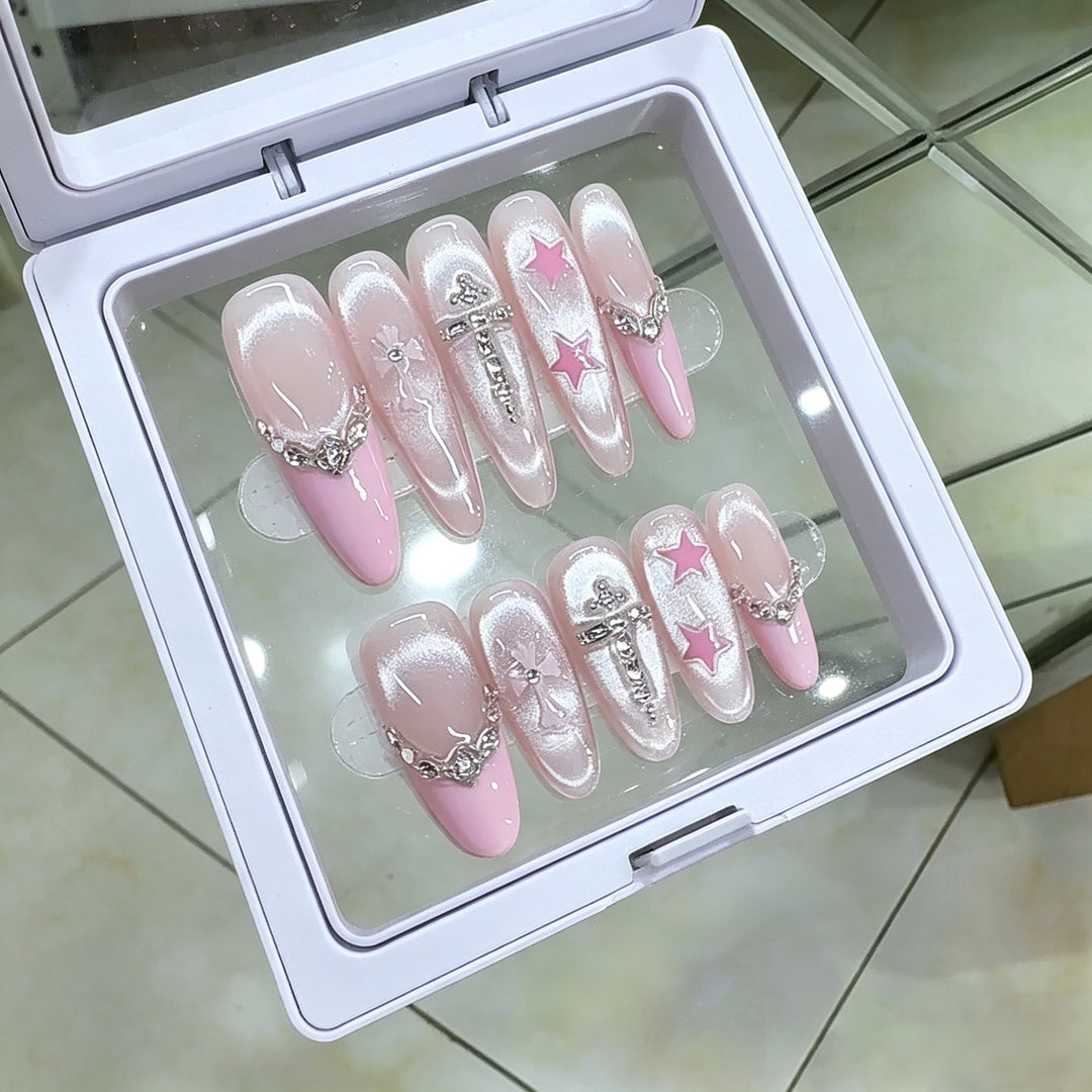 Decorative Press-On Nail Art Set Kalsten