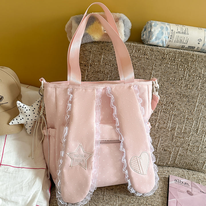 Cute Decorative Bunny-Ear Tote Bag Kalsten