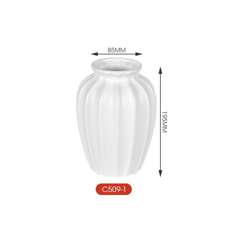 Elegant Textured Flower Vase Kalsten