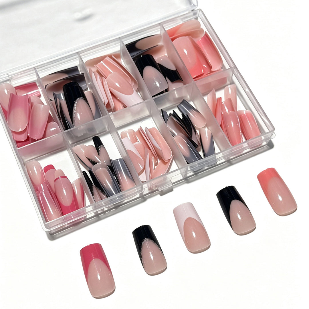 Gradient French Tip Press-On Nail Set Kalsten