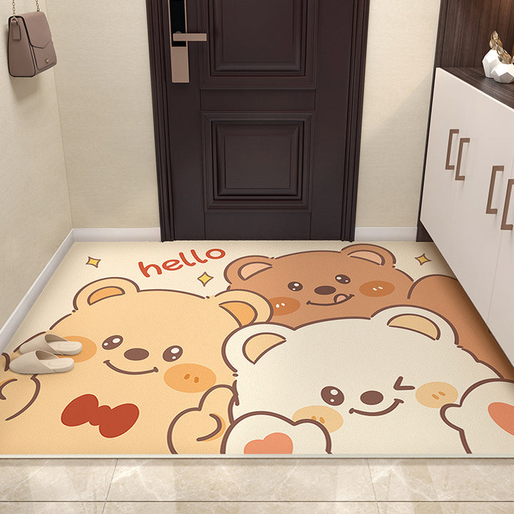 Cute Cartoon Aquatic Area Mat for Home Decor