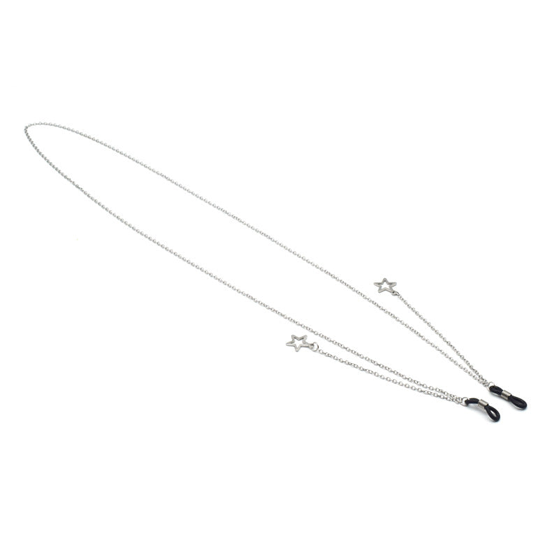 Elegant Star-Accented Eyewear Chain Kalsten