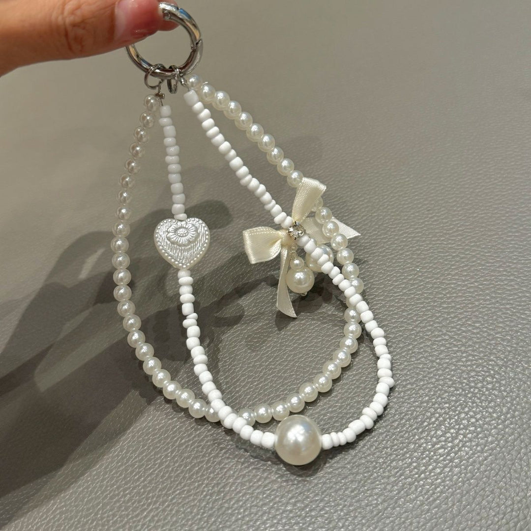 Elegant Beaded Charm Keychain Kalsten 1790135999