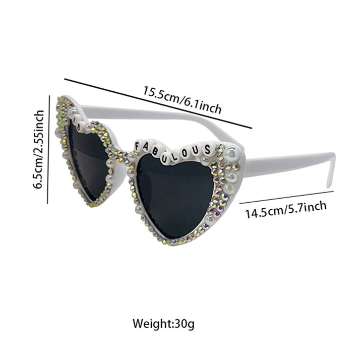 Glamorous Heart-Shaped Sunglasses Kalsten