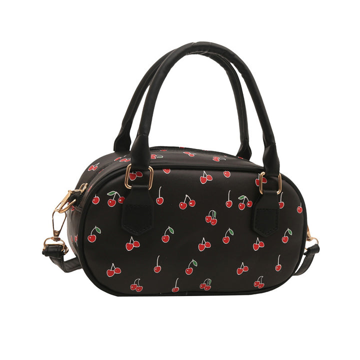 Playful Cherry Print Mini Handbag Kalsten