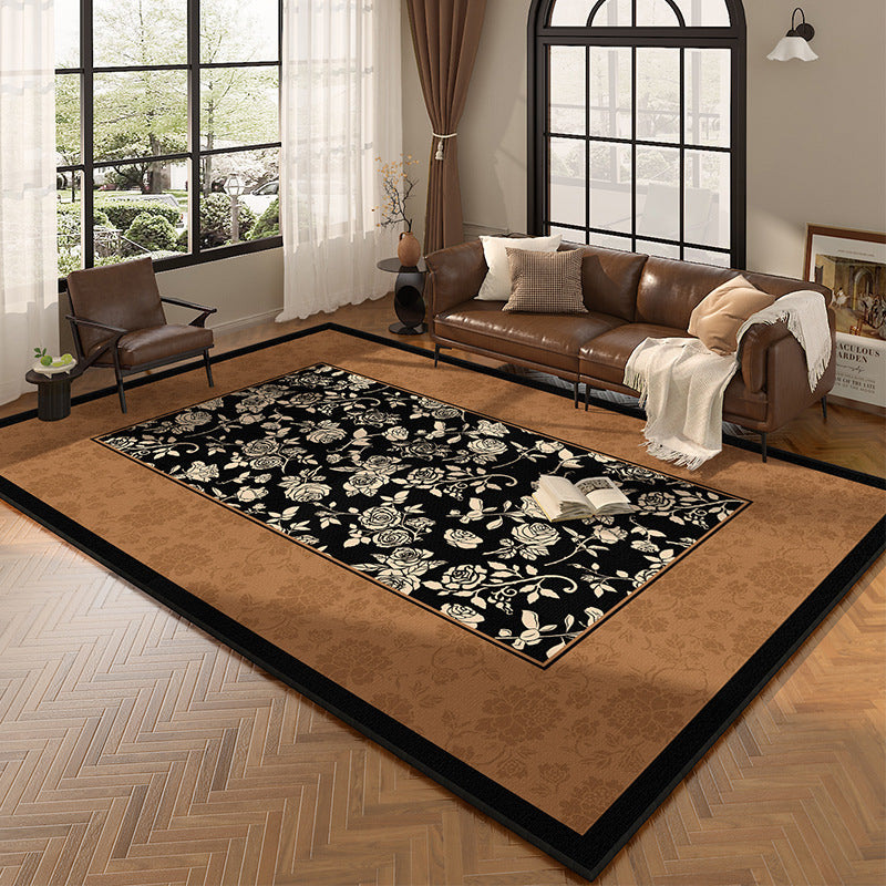 Elegant Floral Design Area Rug