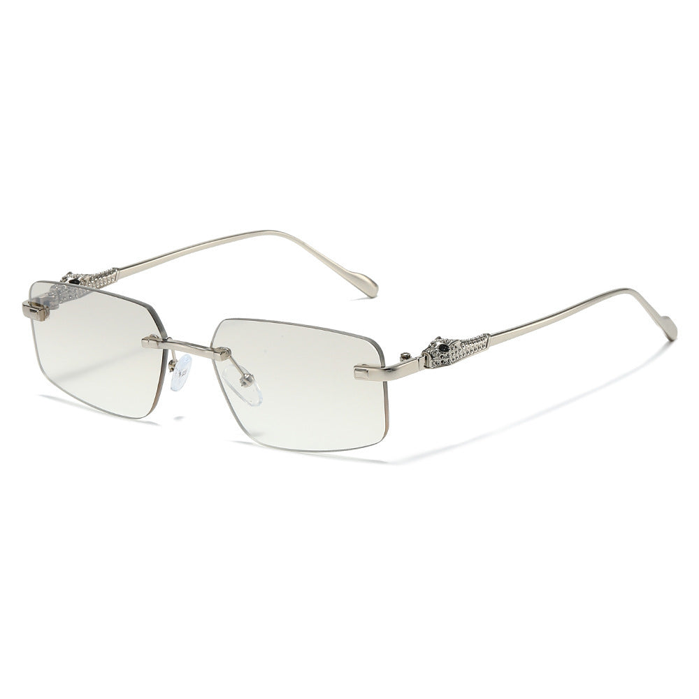Designer Rectangle Sunglasses with Luxurious Metallic Details Kalsten