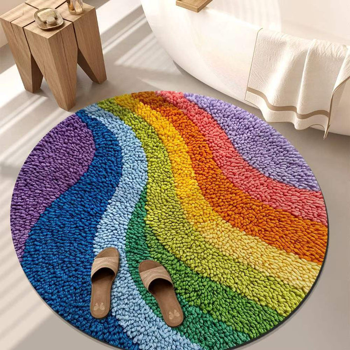 Playful Tiger-Themed Bathroom Mat Kalsten