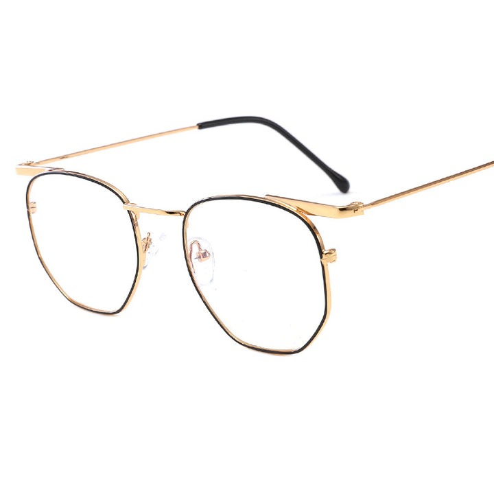 Women's fashionable rectangular glasses with elegant metal frame Kalsten