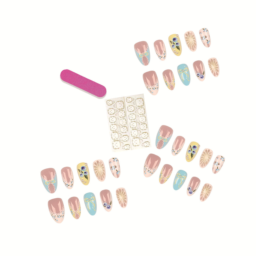 Decorative Nail Tips Set with Accessories