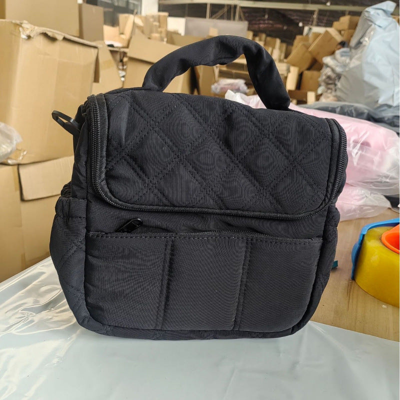Quilted Multi-Pocket Insulated Lunch Bag Kalsten
