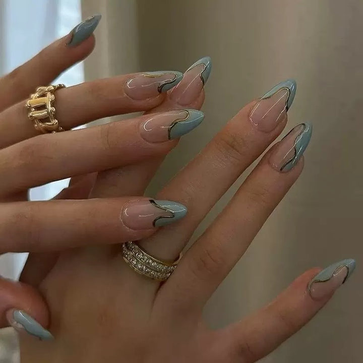 Elegant artificial nail tips with stylish design Kalsten