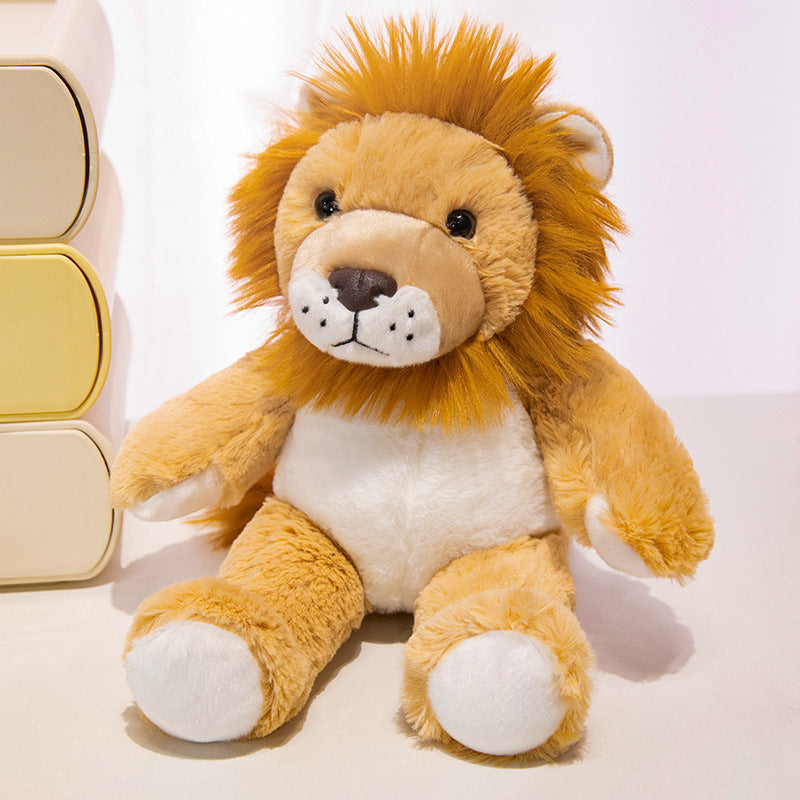 Premium Plush Lamb Comforter Stuffed Toy with Soft Faux-Fur and Embroidered Features Kalsten