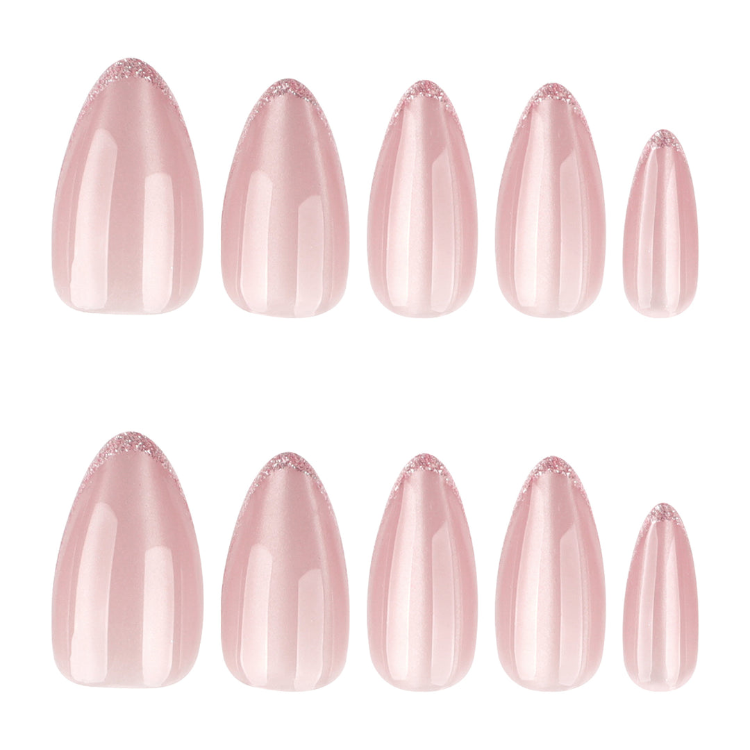 Artful stiletto nails with elegant ombre pattern Kalsten