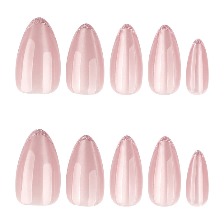 Artful stiletto nails with elegant ombre pattern Kalsten